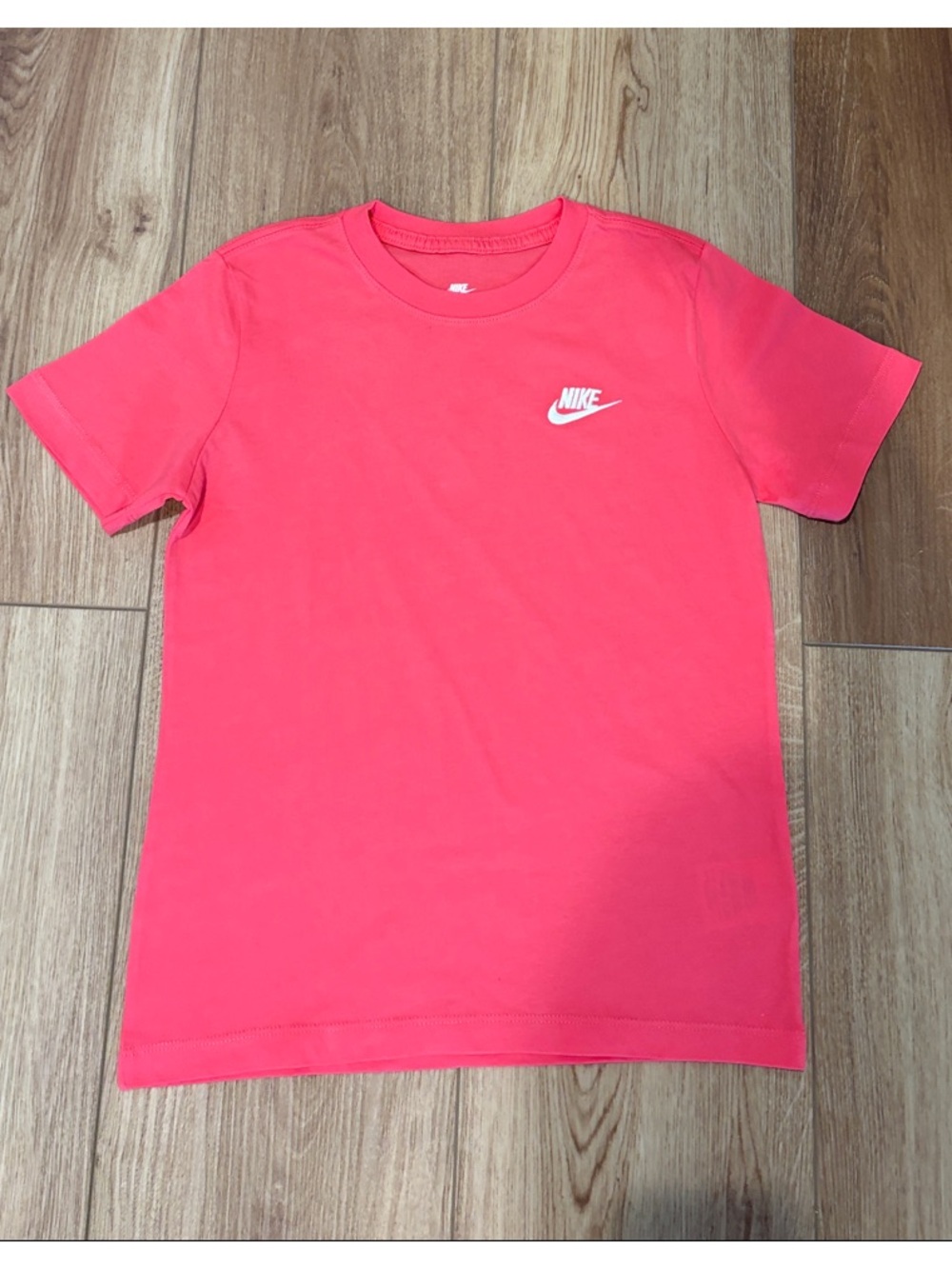 Nike Kids Bright Pink Short Sleeve Logo Tee